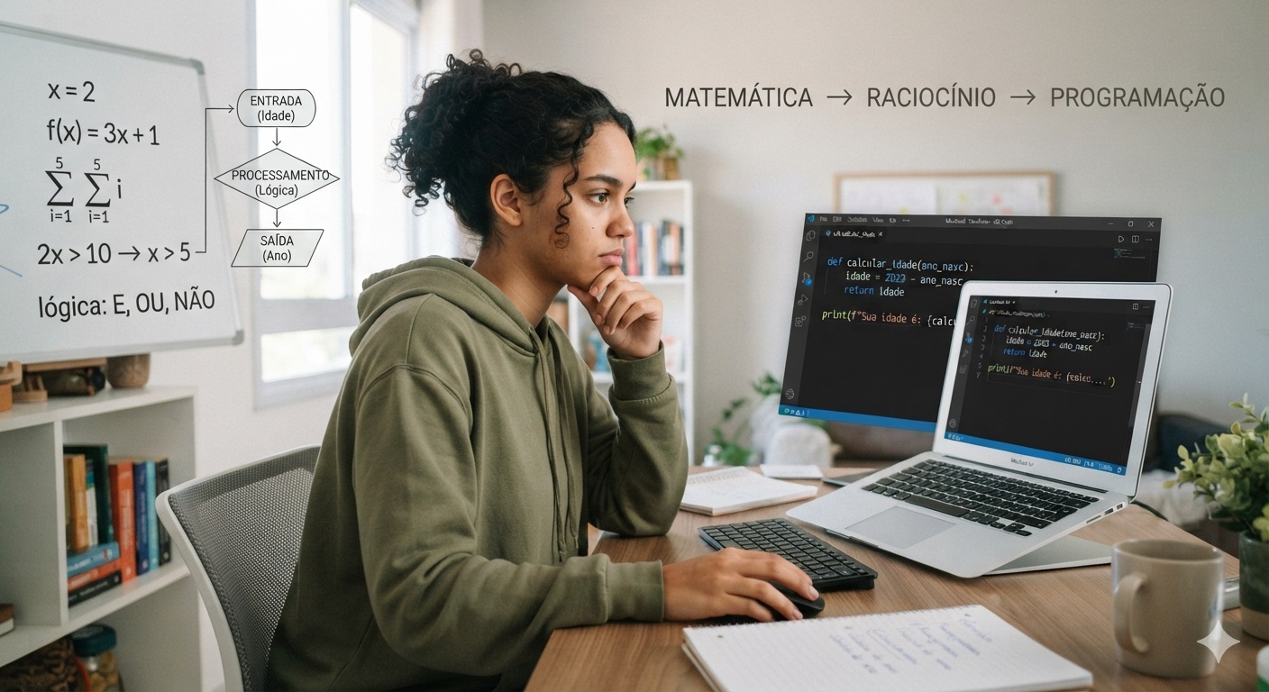 Preciso saber Matemática para programar? Relação entre Matemática, raciocínio e programação